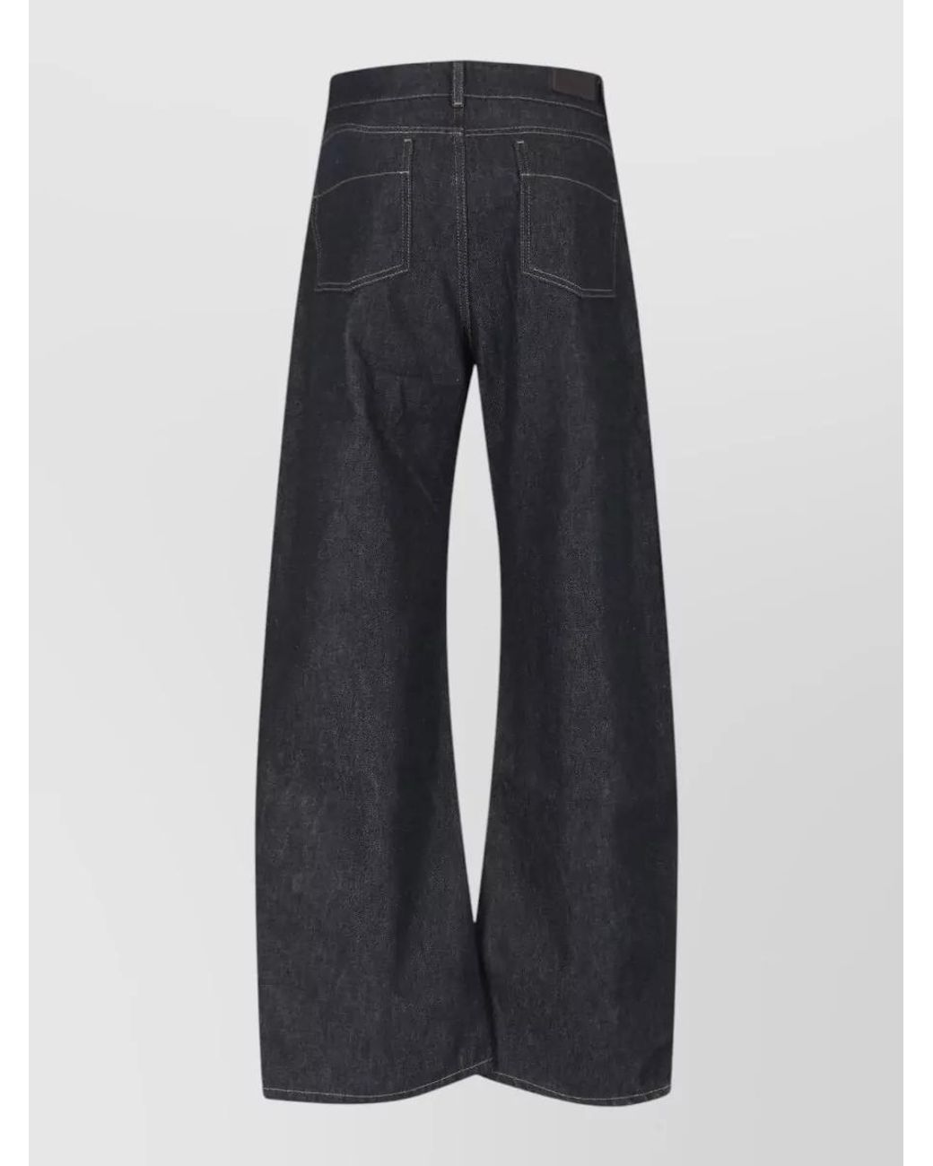 Lemaire Blue High-Rise Wide-Leg Trousers