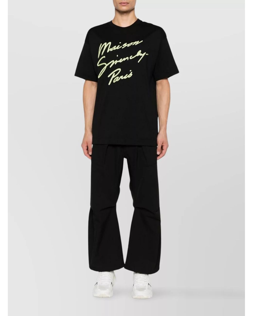 Givenchy Black Cotton Short-Sleeve Crew-Neck T-Shirt for men