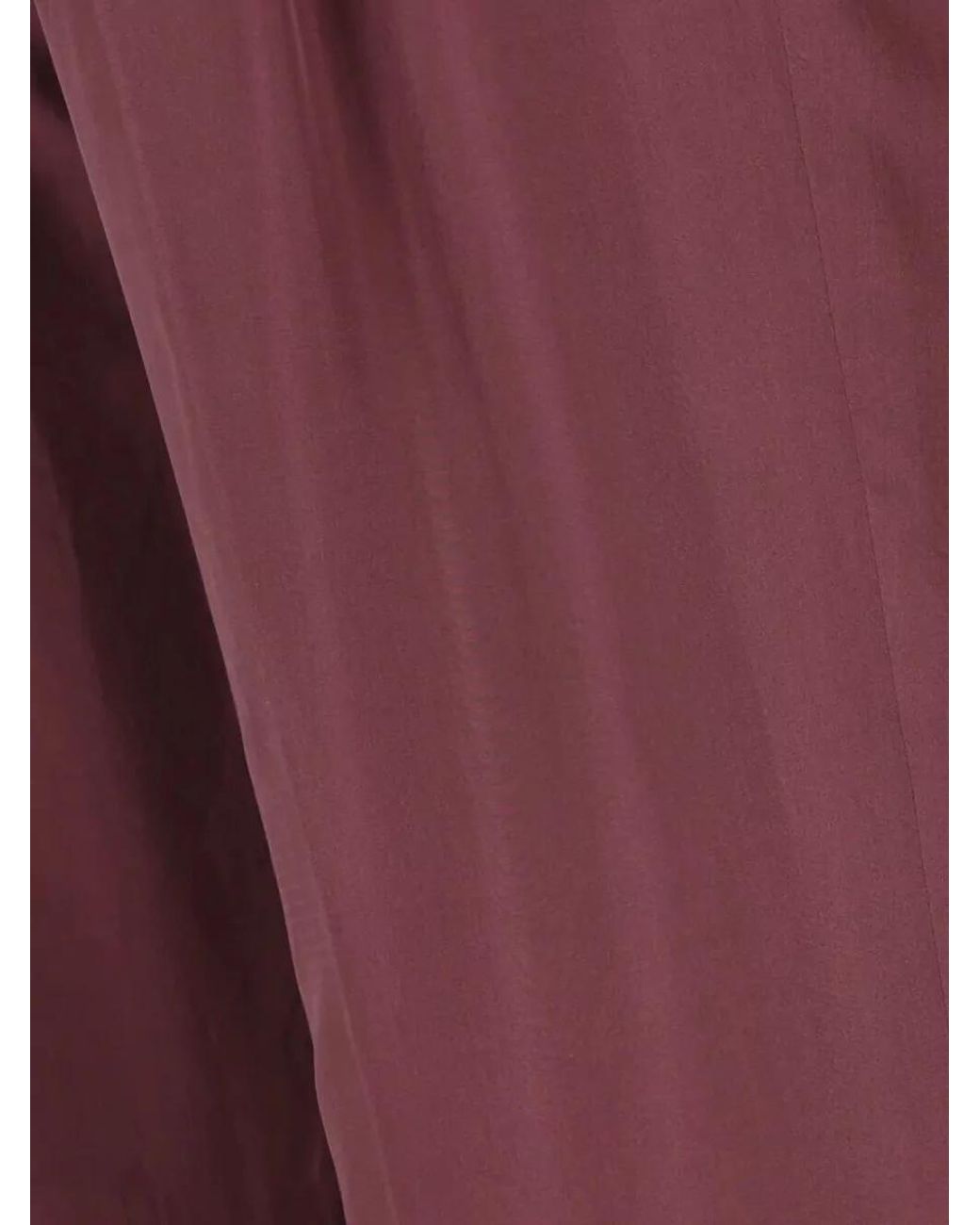 Saint Laurent Silk Mid-Rise Straight-Leg Tailored Trousers