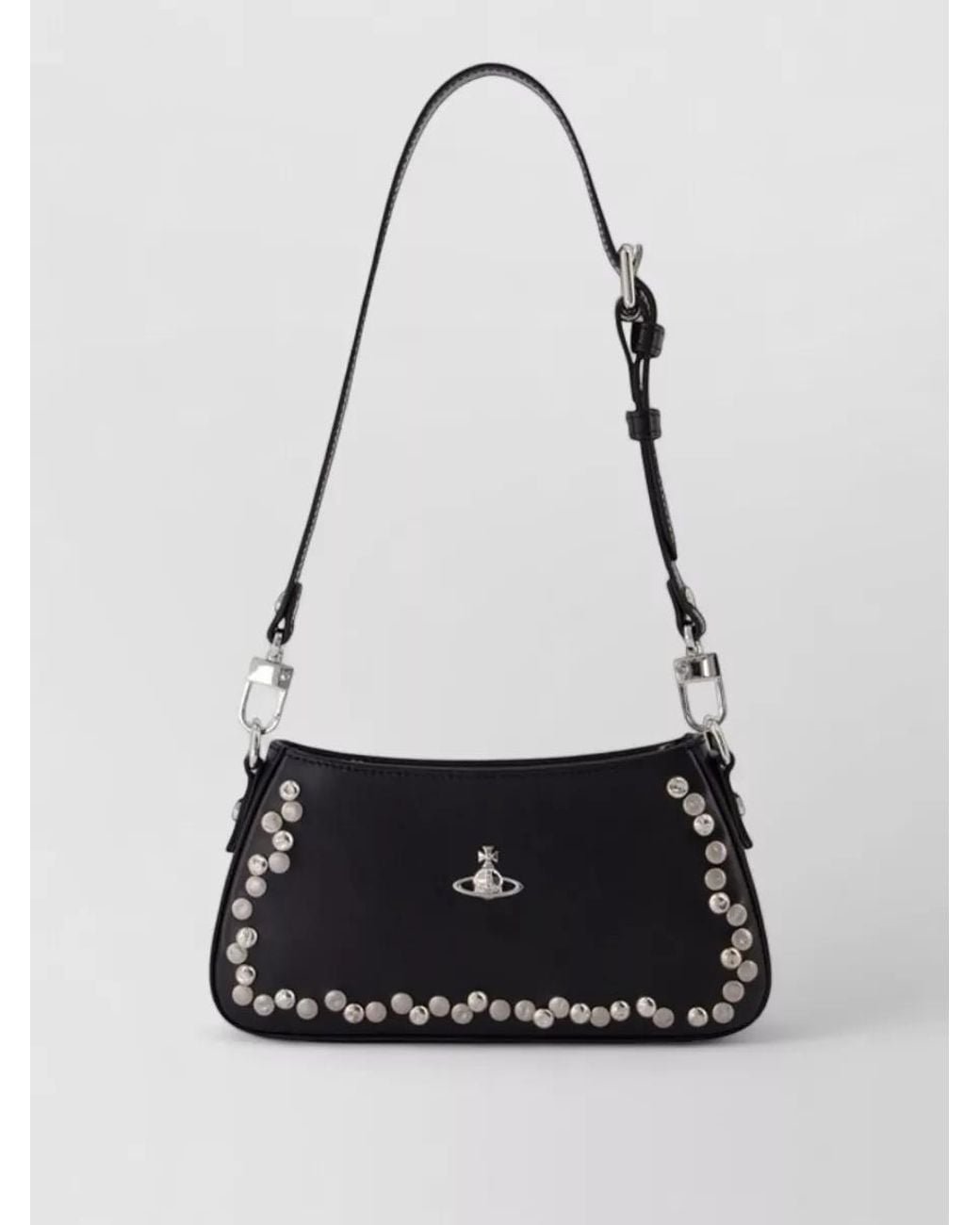 Vivienne Westwood White Tasha Leather Mini Shoulder Bag