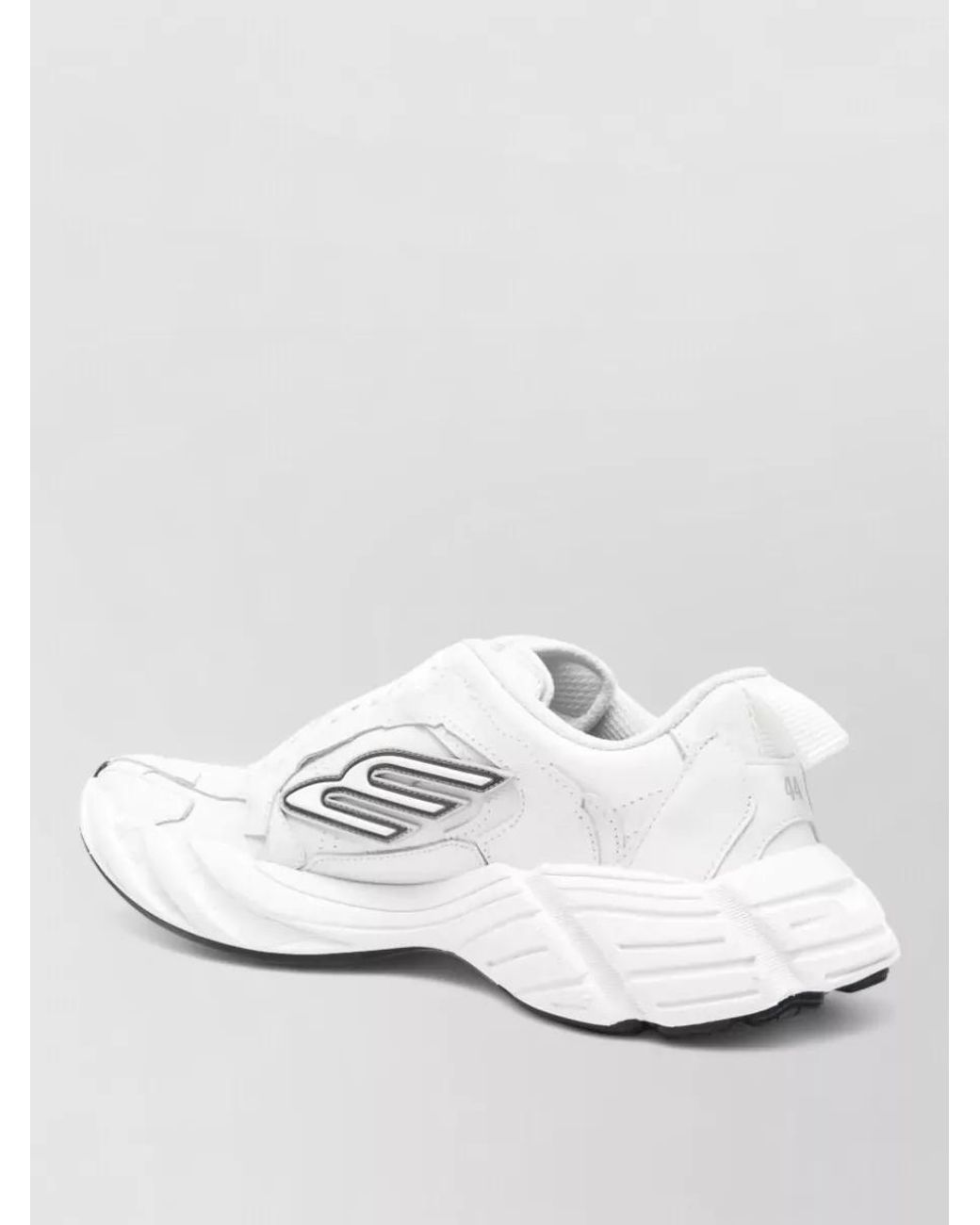 Balenciaga White Leather Low-Top Sneakers for men