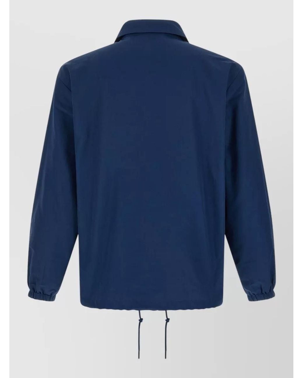Canada Goose Blue Cotton Blend Relaxed-Fit Windbreaker Jacket for men
