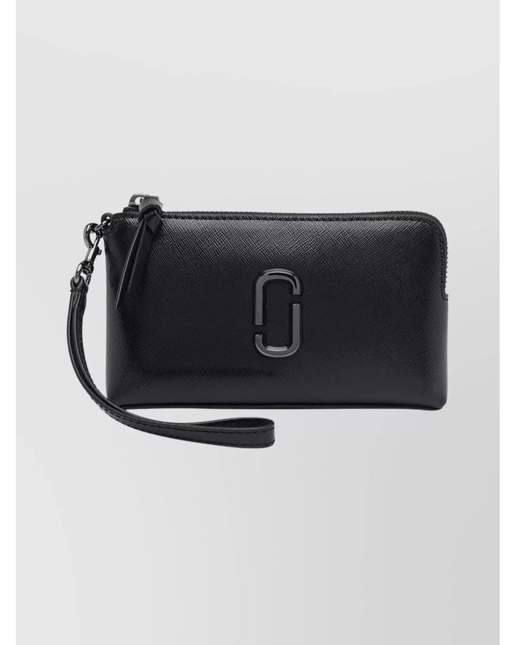 Marc Jacobs Black The Snapshot Leather Clutch Bag