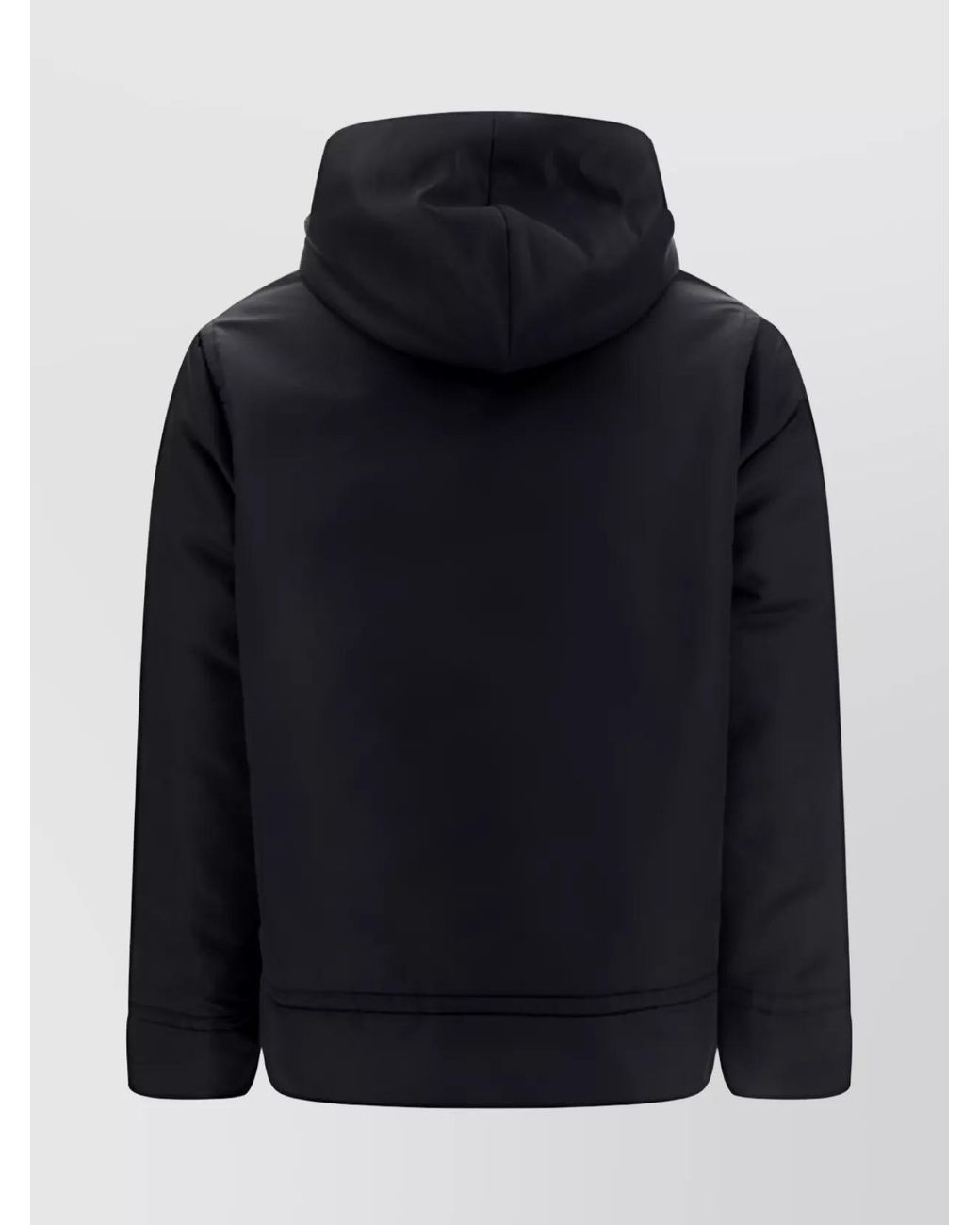 Valentino Garavani Blue Nylon Hooded Sweatshirt for men