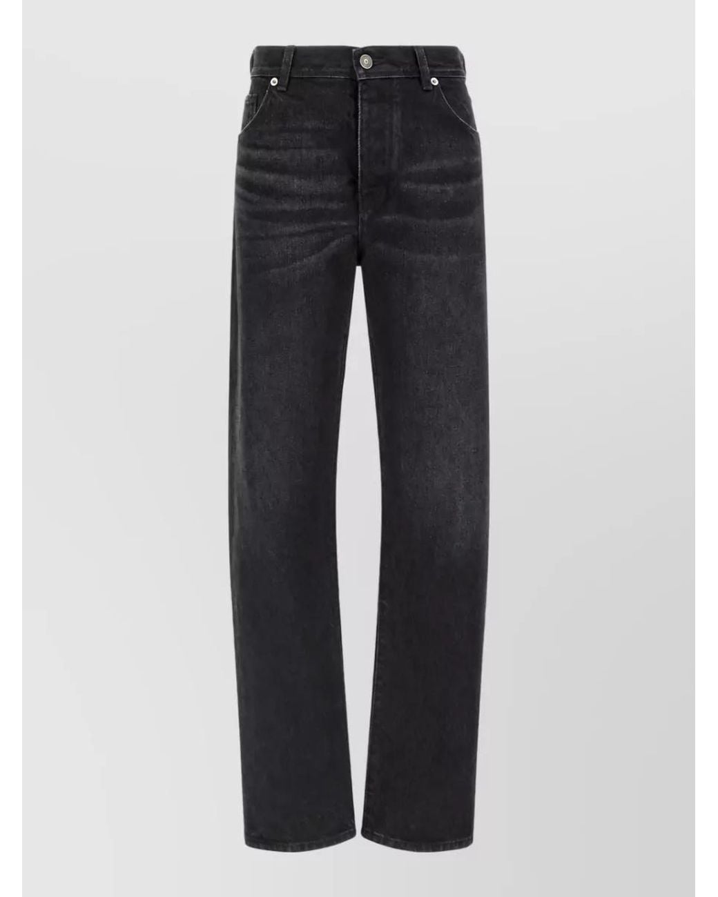 Fendi Black Denim Straight-Leg Jeans