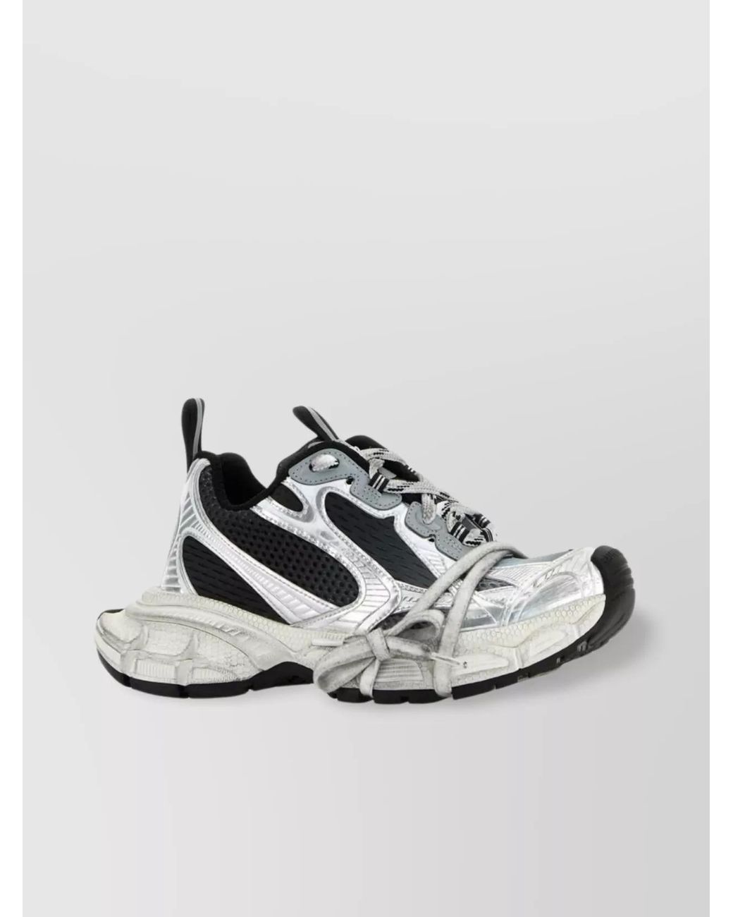 Balenciaga White Mesh Low-Top Sneakers