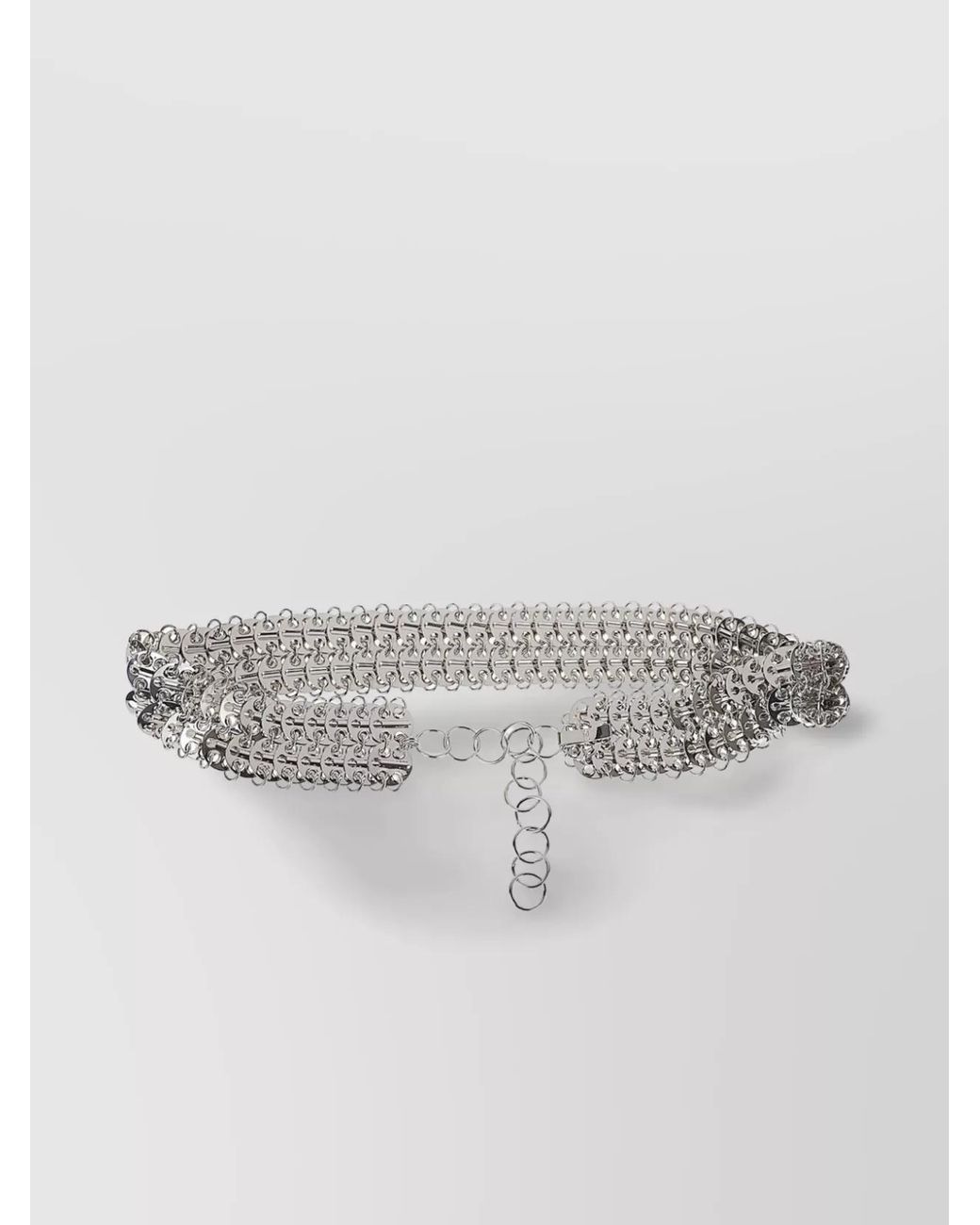 Rabanne Gray Brass Belt