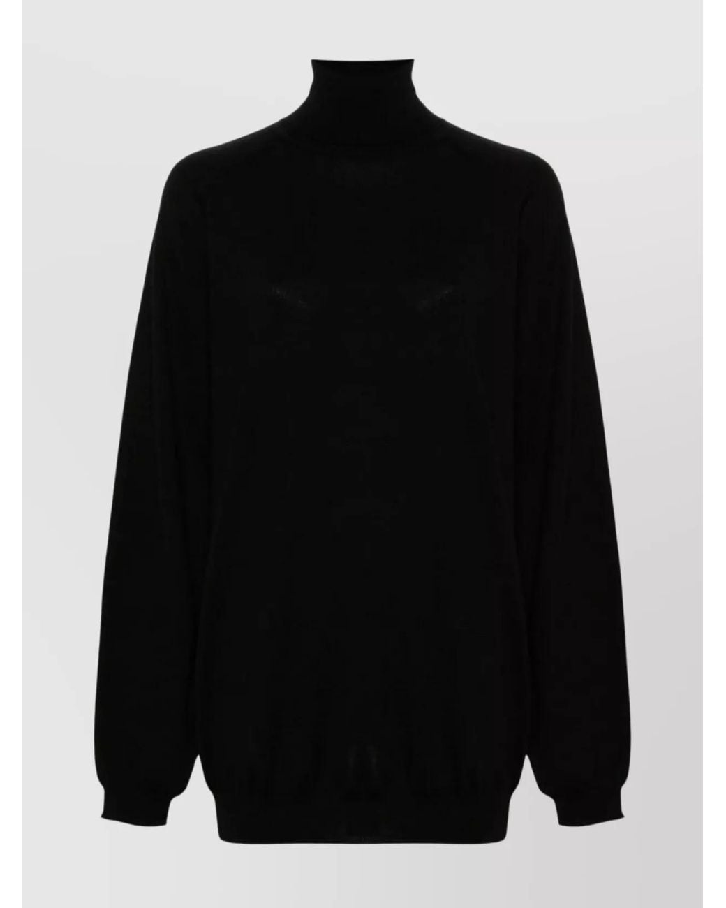 Moschino Black Virgin Wool Jumper