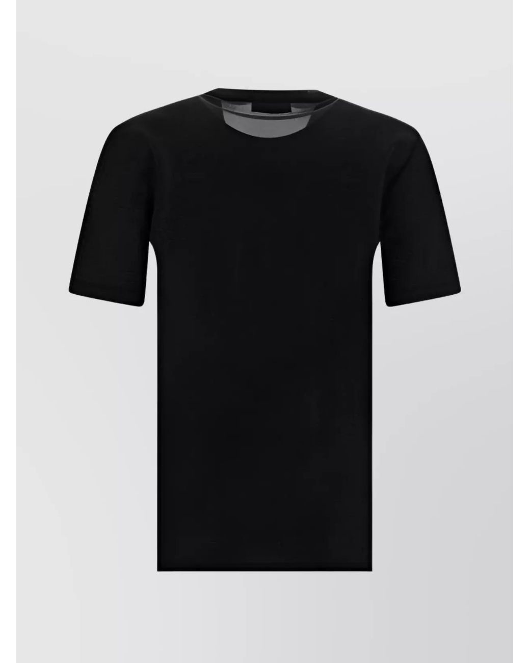 Rabanne Black Regular-Fit Logo T-Shirt