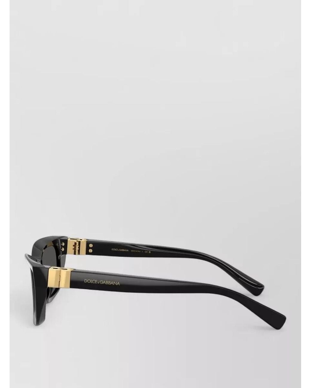 Dolce & Gabbana Black Acetate Sunglasses