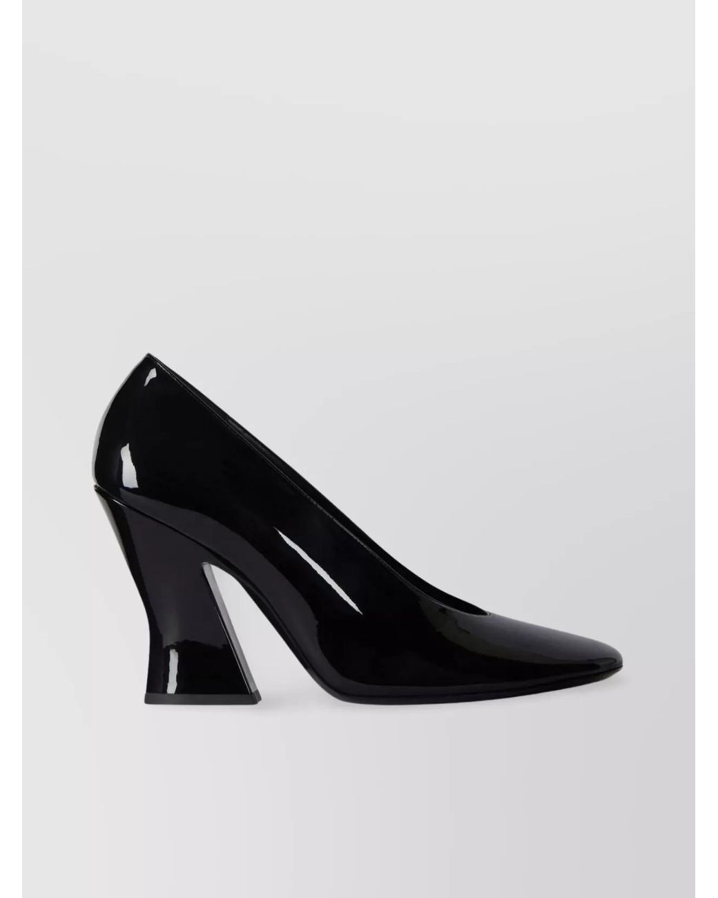 Givenchy Black Patent Leather Sculpted Pumps