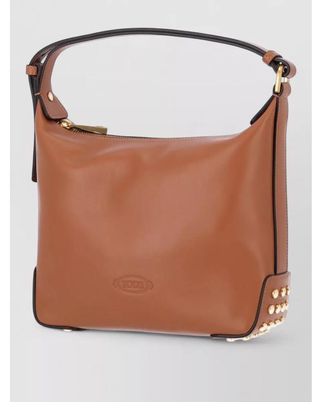 Tod's Brown Na Calf Leather Shoulder Bag