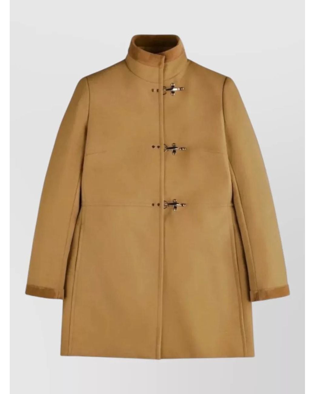 Fay Natural Cashmere Wool Coat