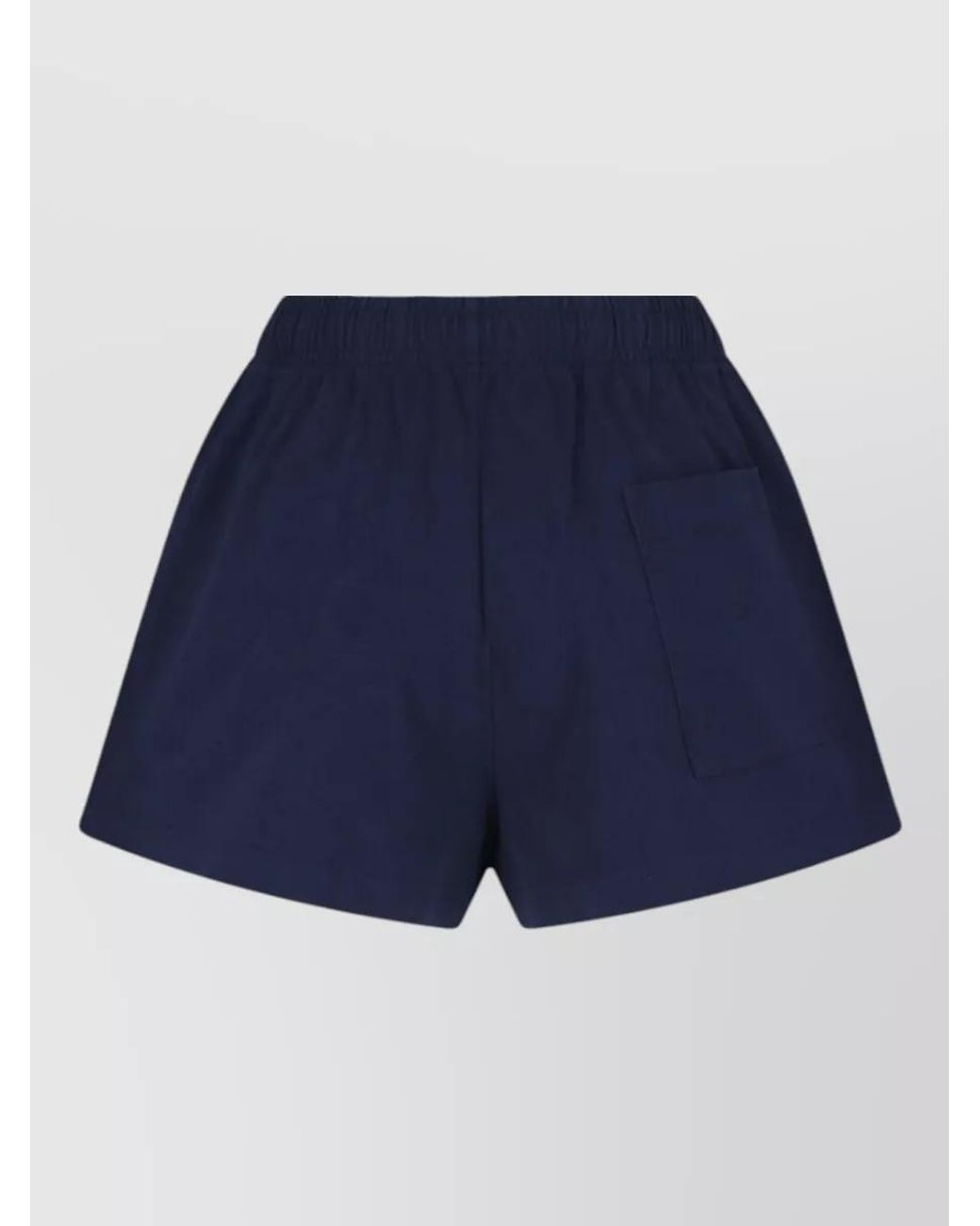 Sporty & Rich Blue Straight Knee-Length Shorts