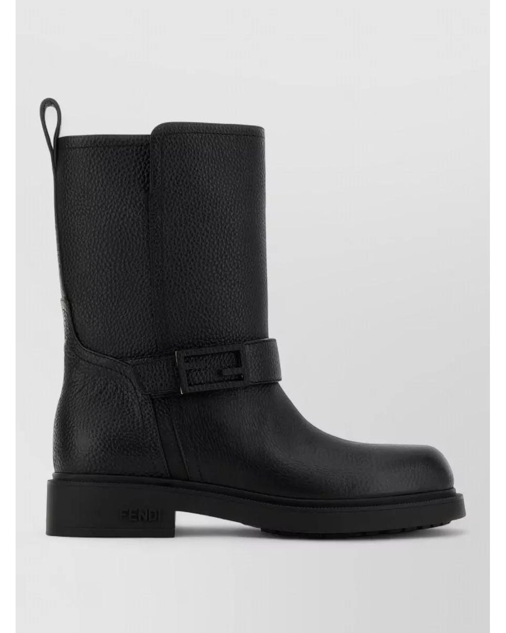 Fendi Black Leather Boots