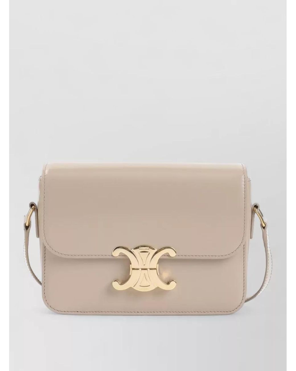 Céline Natural Mini Triomphe Handbag