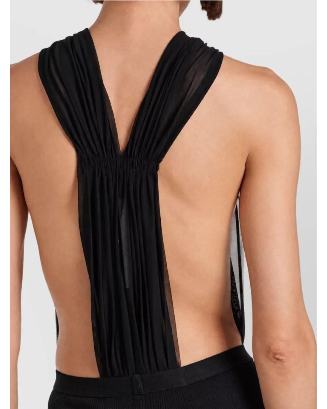 Rick Owens Black Miami One-Piece Swimsuit