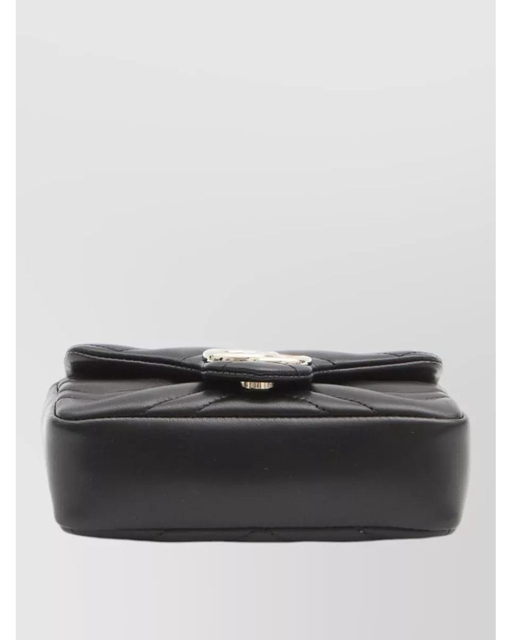 Gucci Gray Gg Marmont Mini Leather Crossbody Bag