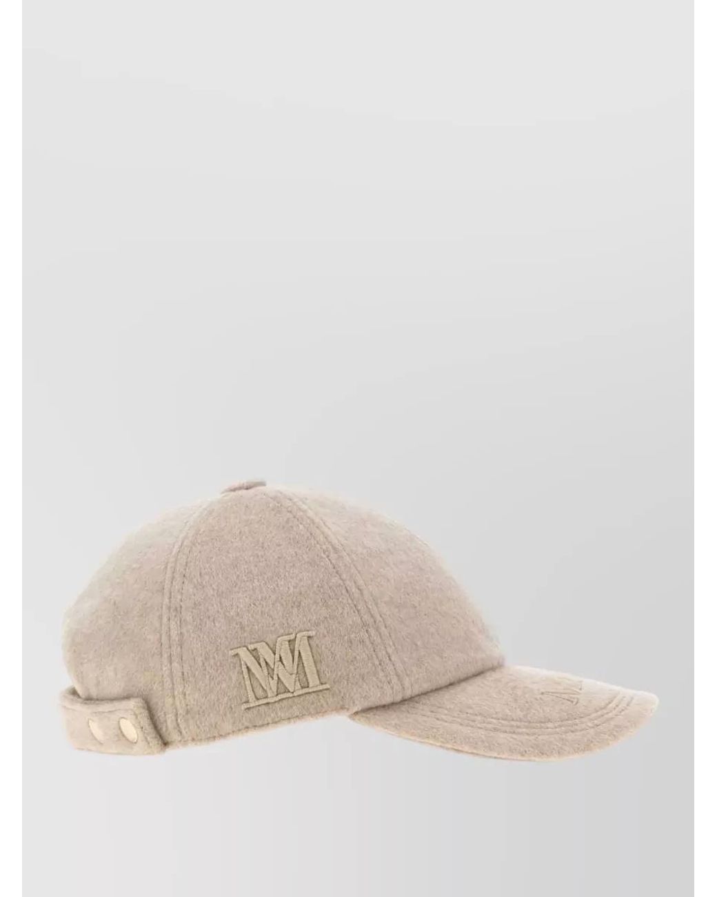 Max Mara Natural Cashmere Baseball Cap