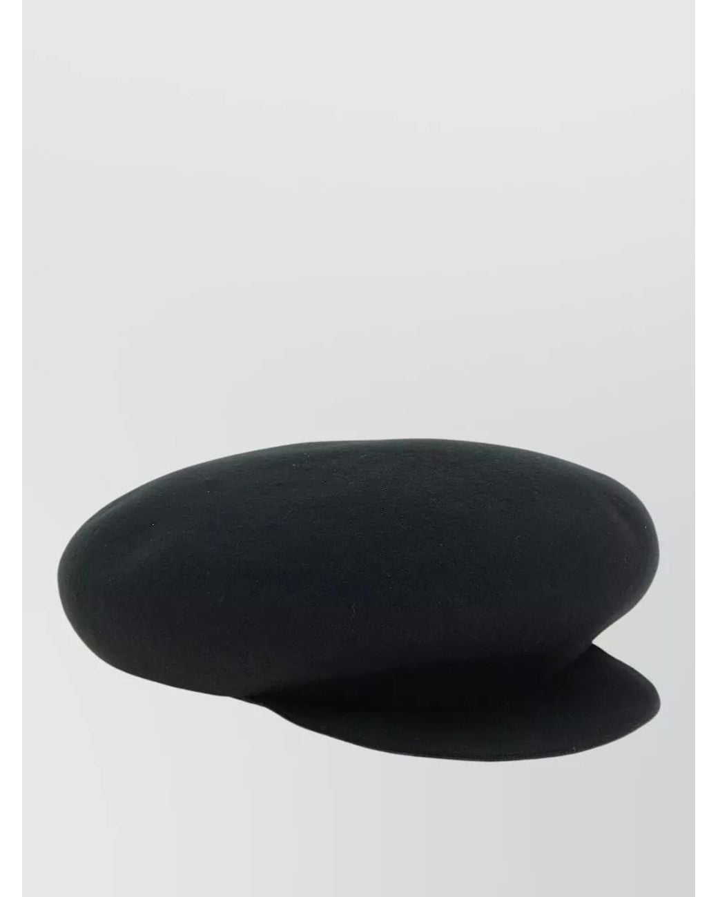 Yohji Yamamoto Black Technical Beret Hat for men