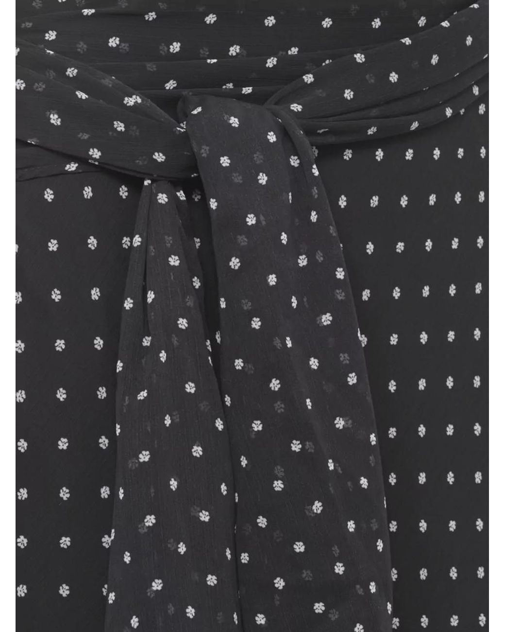 ROTATE BIRGER CHRISTENSEN Black Floral-Print Sleeveless High-Neck Maxi Dress