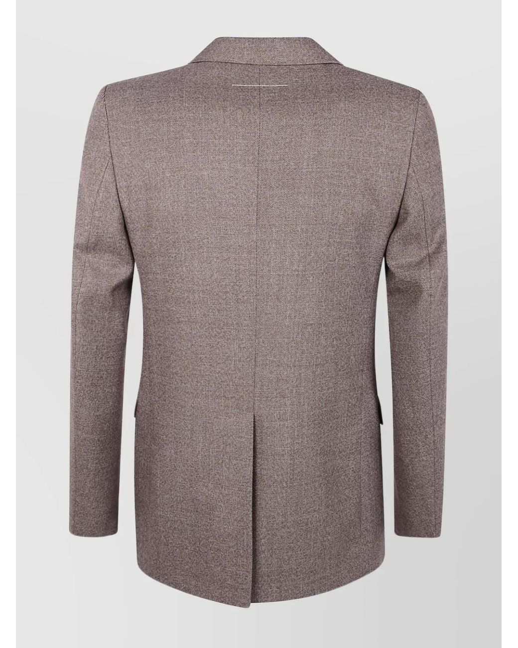 MM6 by Maison Margiela Brown Wool Blazer