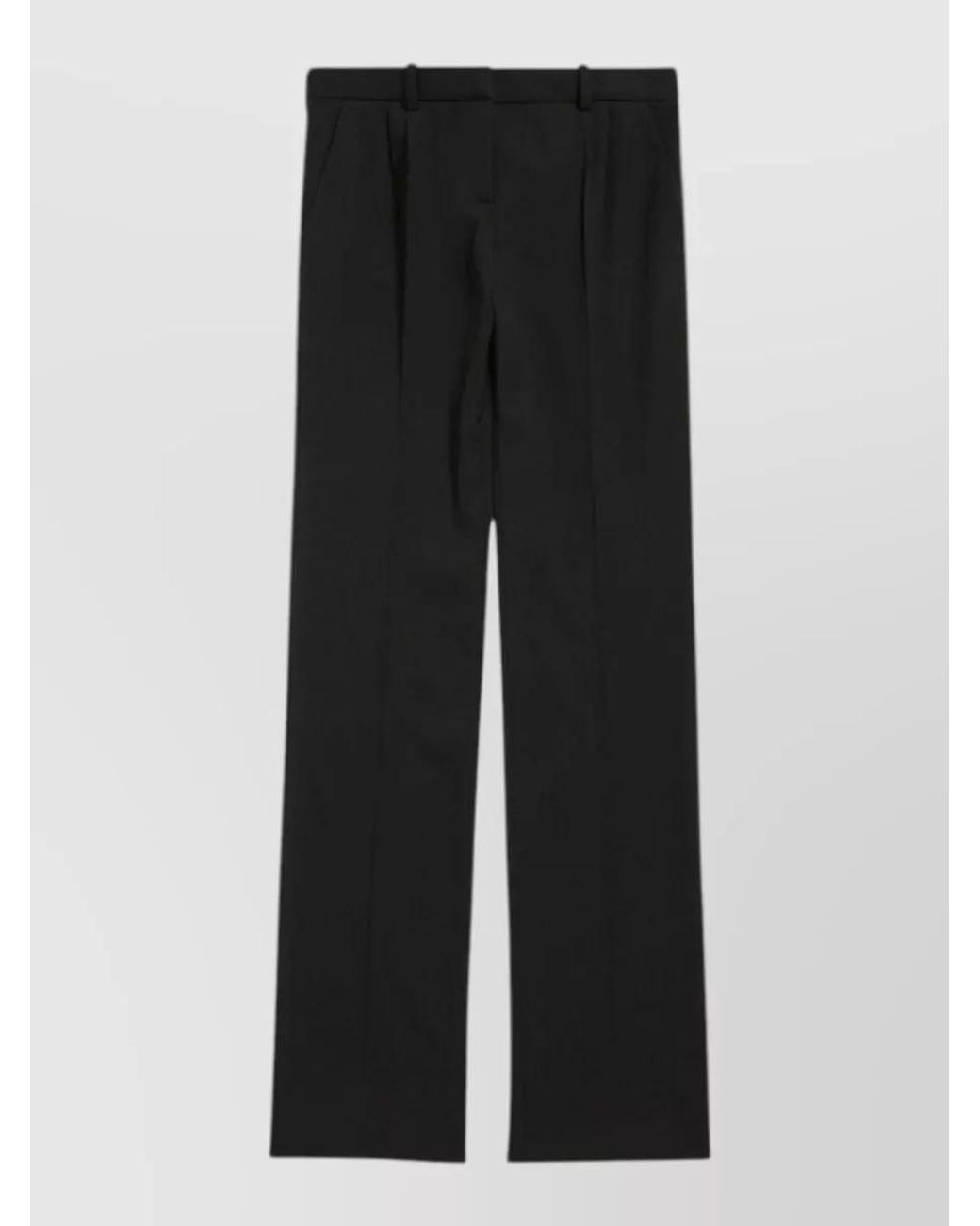 Balenciaga Black Wool Slim-Fit Straight-Leg Tailored Trousers