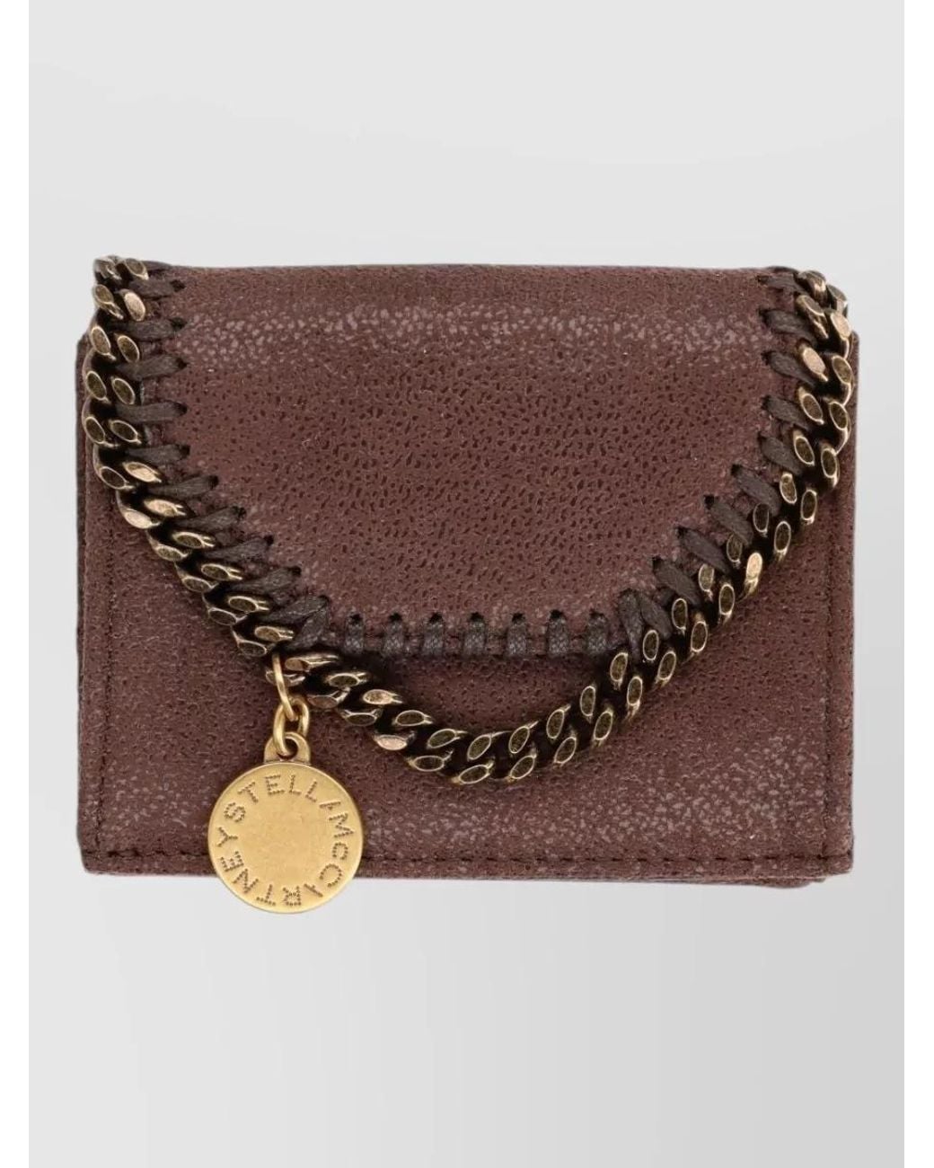 Stella McCartney Brown Trifold Wallet