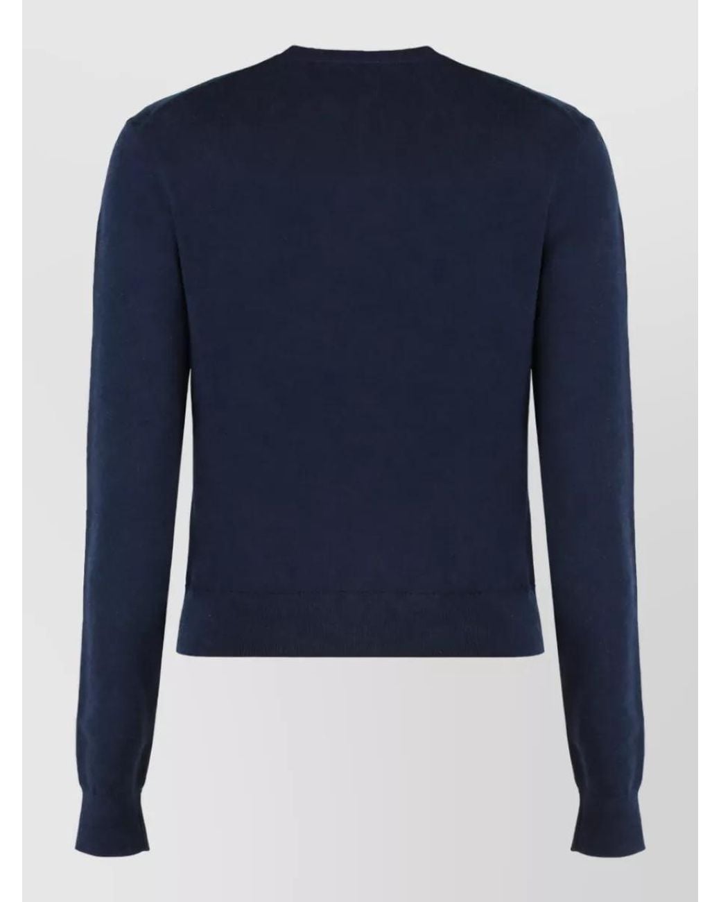 Polo Ralph Lauren Blue Wool Long Sleeve Cardigan