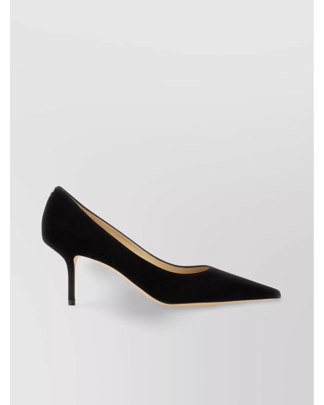 Jimmy Choo Black Love 65Mm Suede Pointed-Toe Pumps