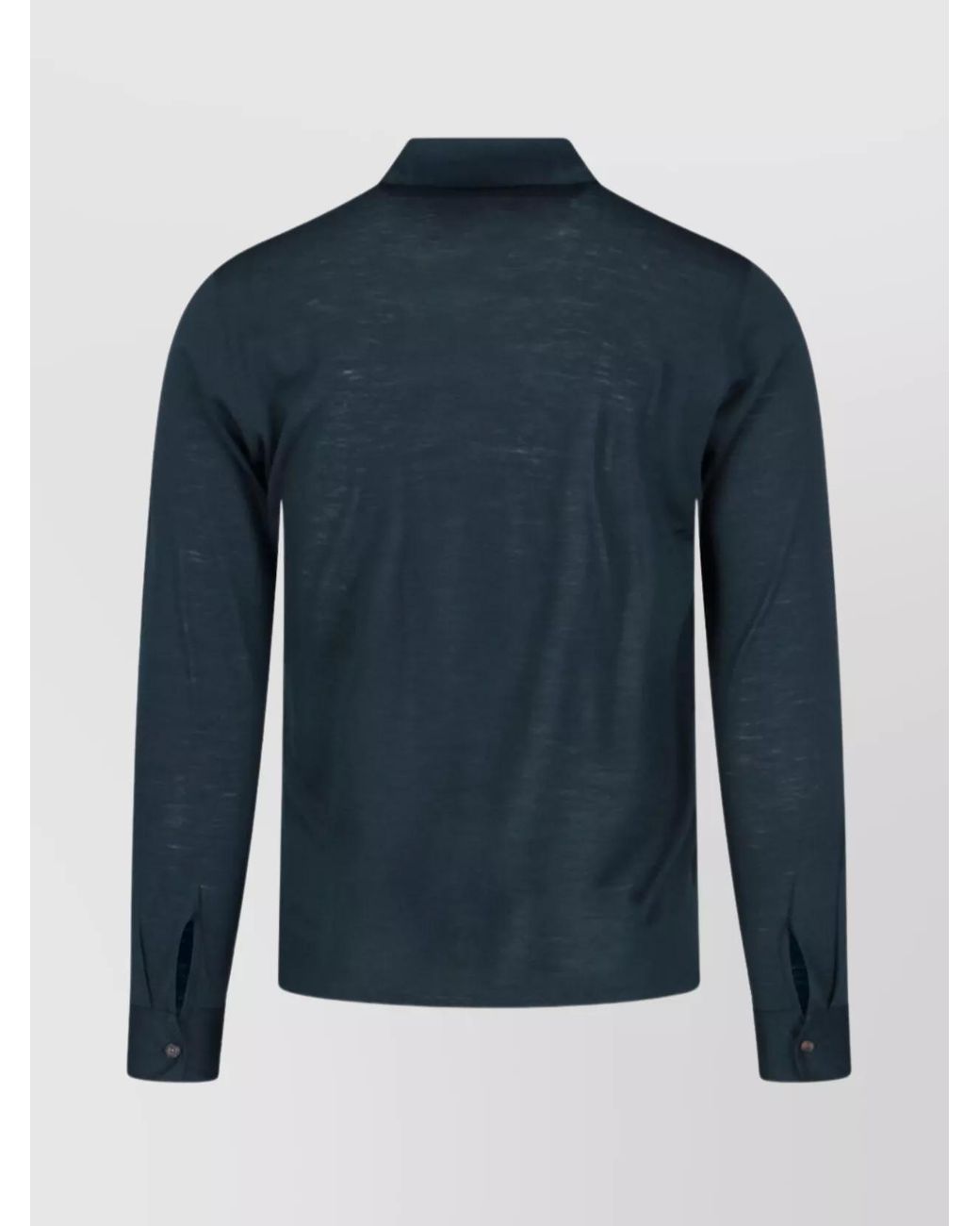 Zanone Blue Virgin Wool Crewneck Jumper for men