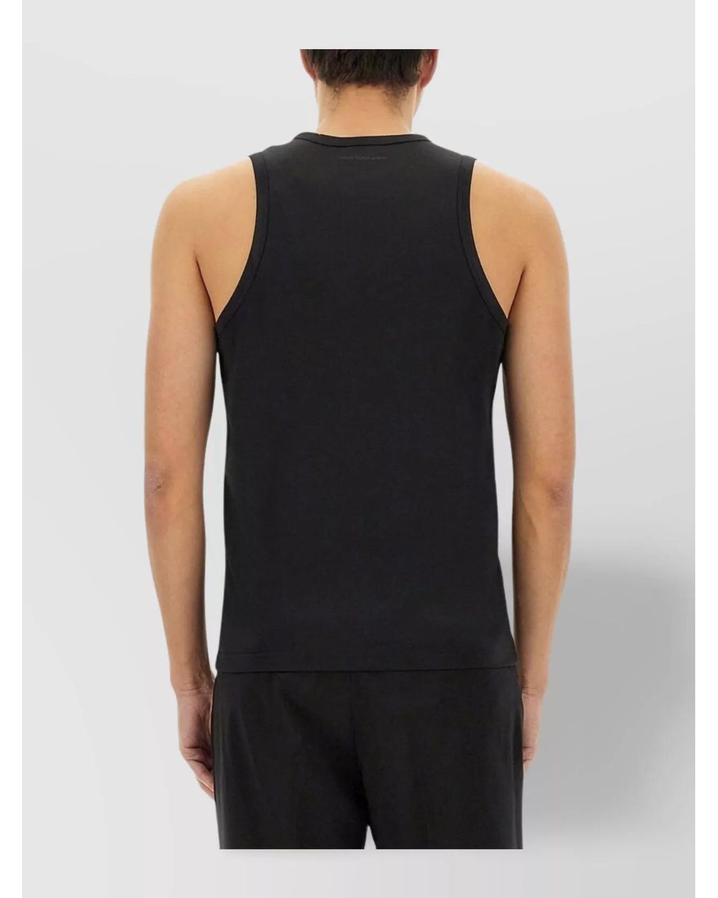 Courreges Black Tank Top for men