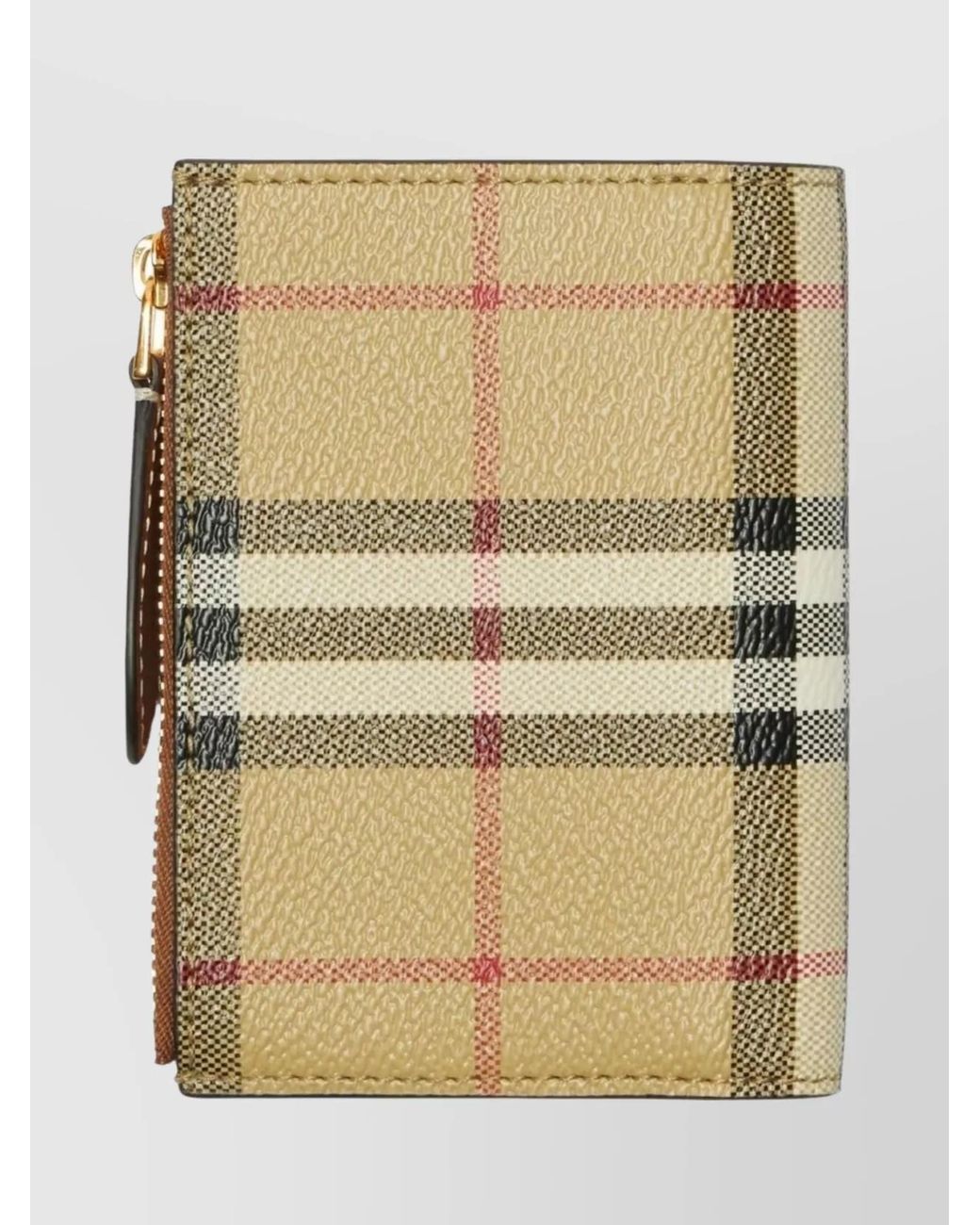 Burberry Natural Check Canvas Wallet
