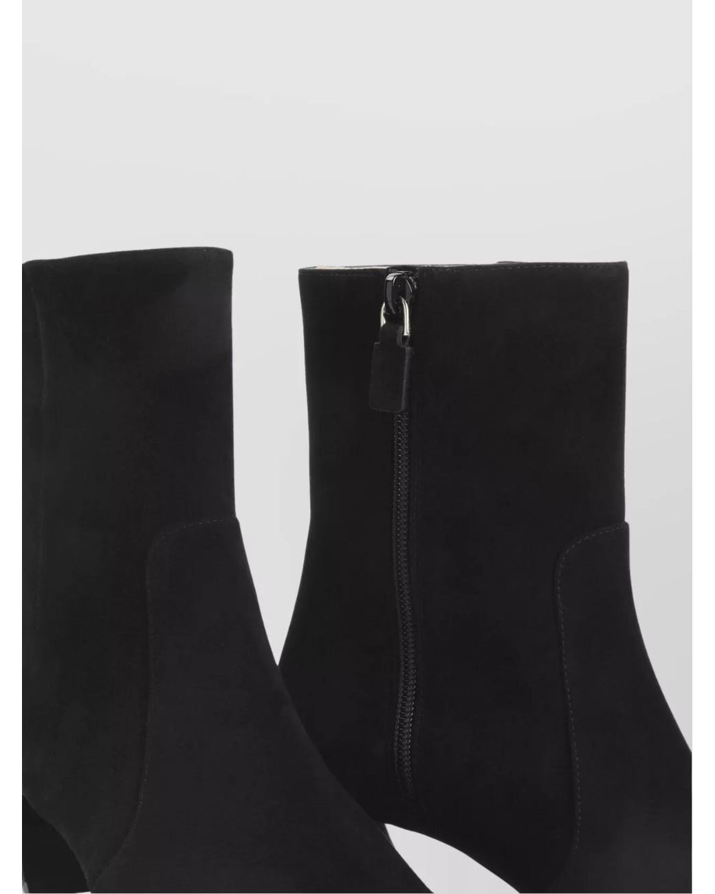 Stuart Weitzman Black Leather Ankle Boots