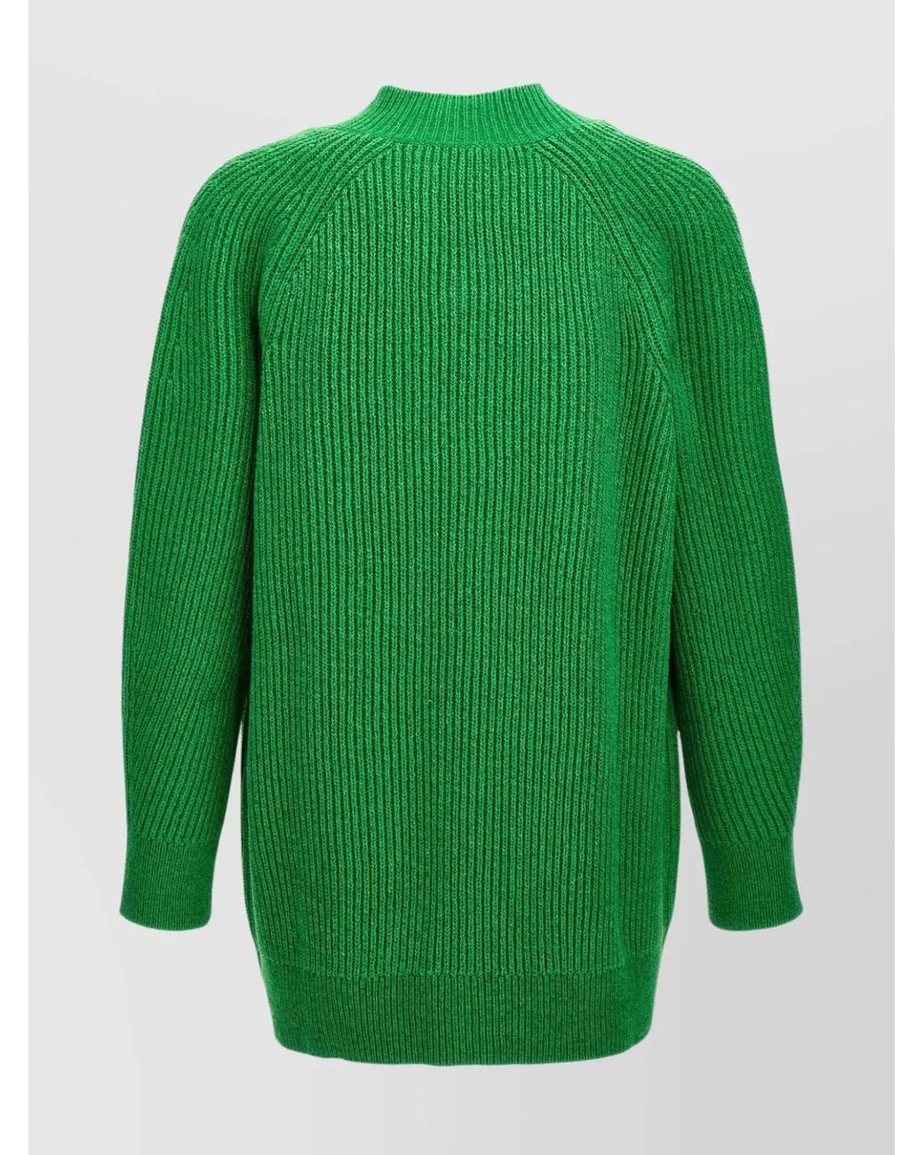 Jil Sander Green Oversized Jumper for men
