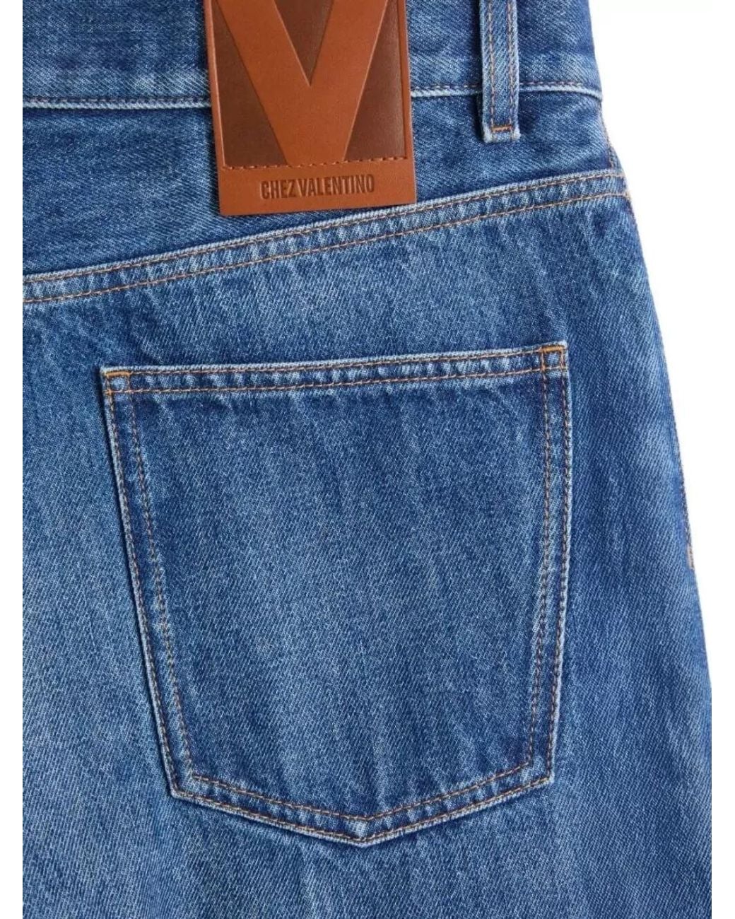 Valentino Garavani Blue Flared Jeans for men