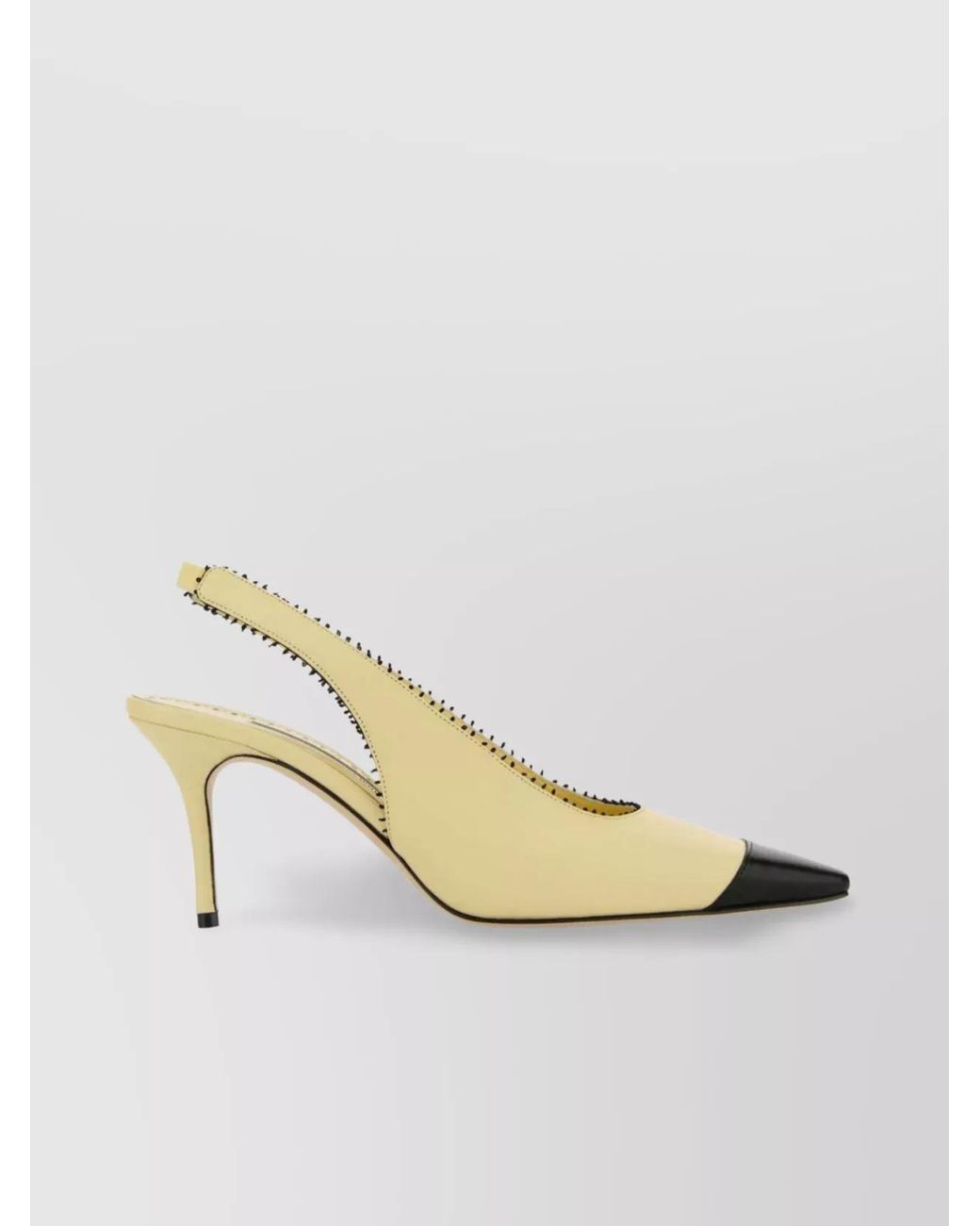 Manolo Blahnik Metallic Nappa Leather Pumps