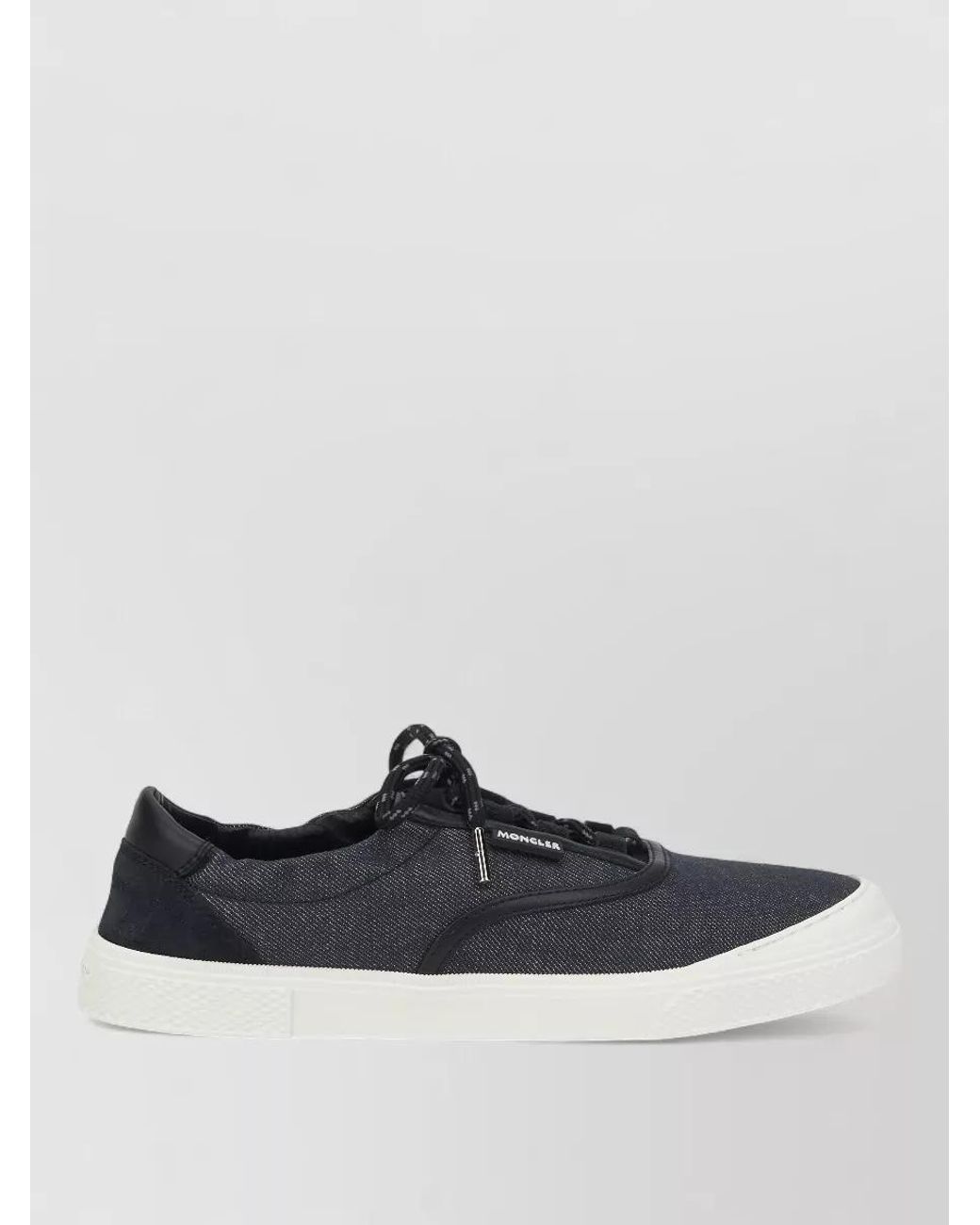 Moncler Multicolor Denim Low-Top Sneakers