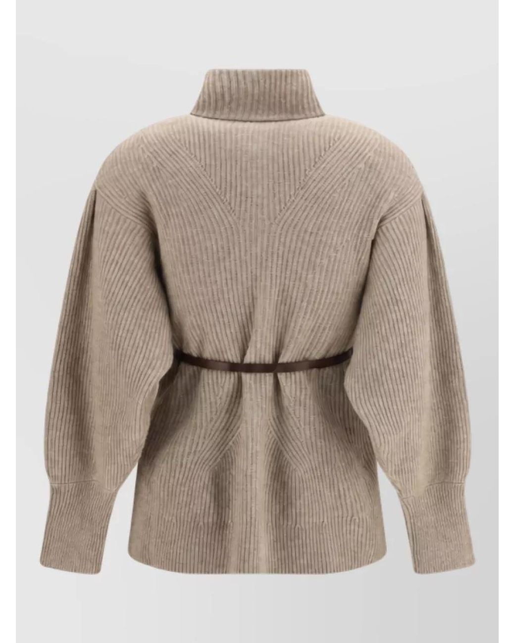 Brunello Cucinelli Natural Wool Cardigan