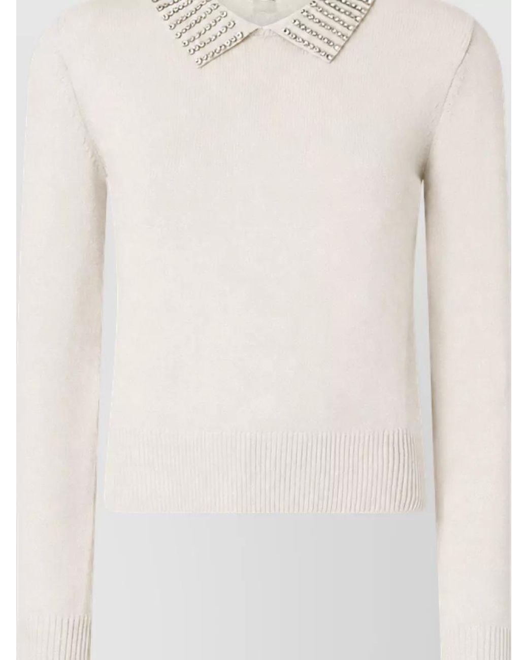 Pinko Natural Cashmere Wool Cardigan