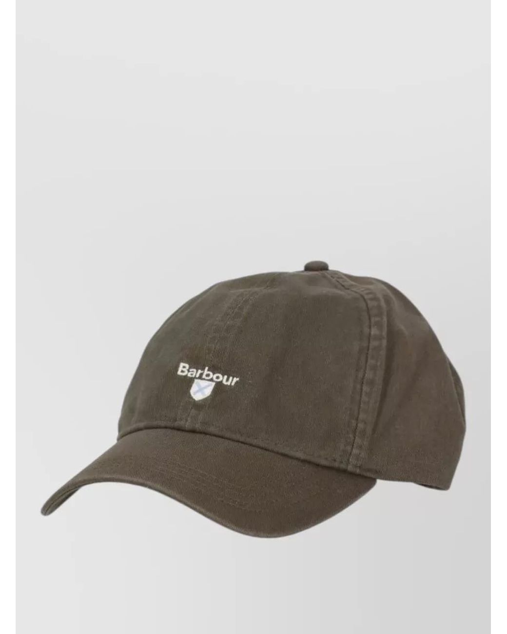 Barbour Cotton Baseball Hat Rigid Visor Design in Brown for Men | Lyst UK