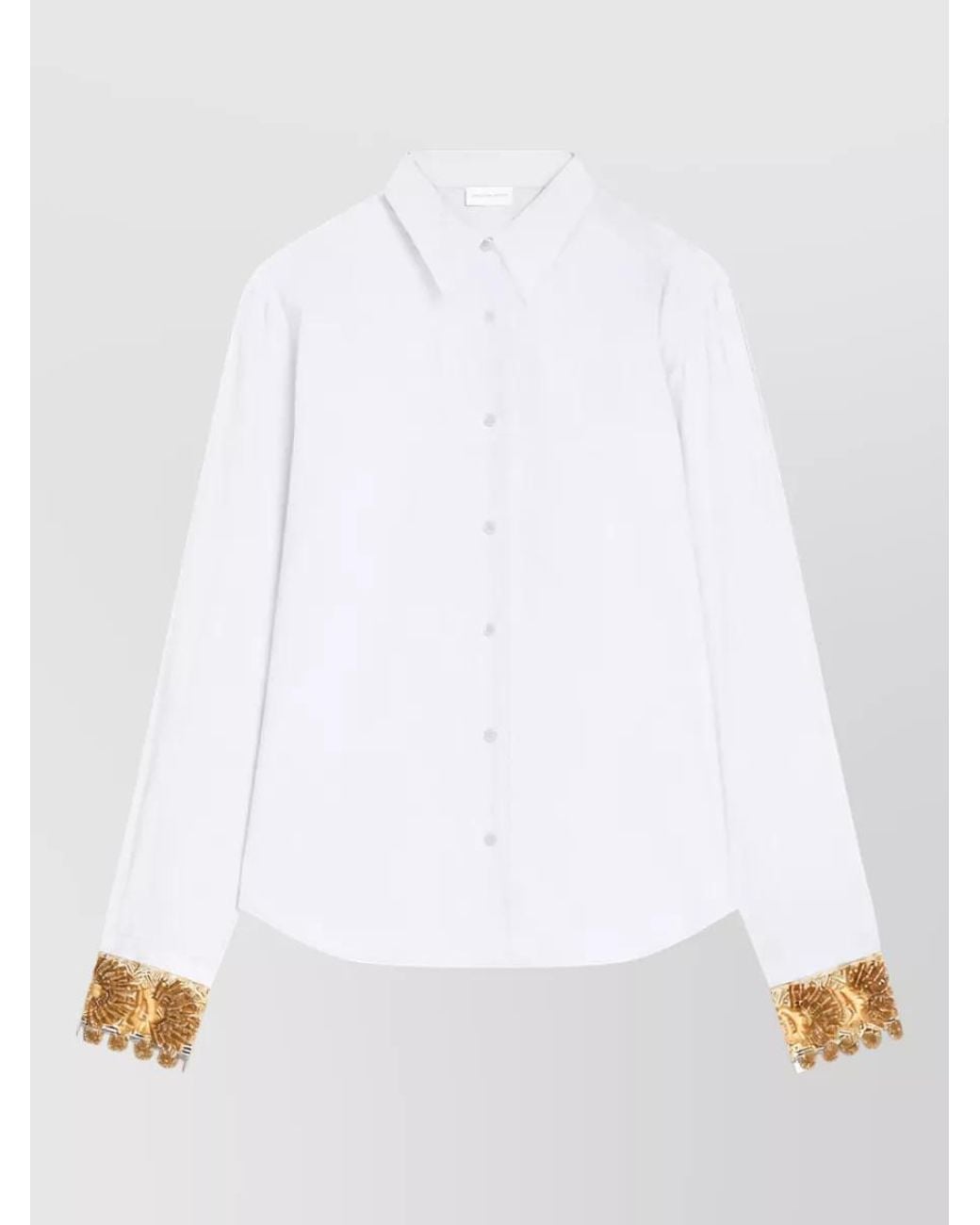 Dries Van Noten White Cotton Shirt