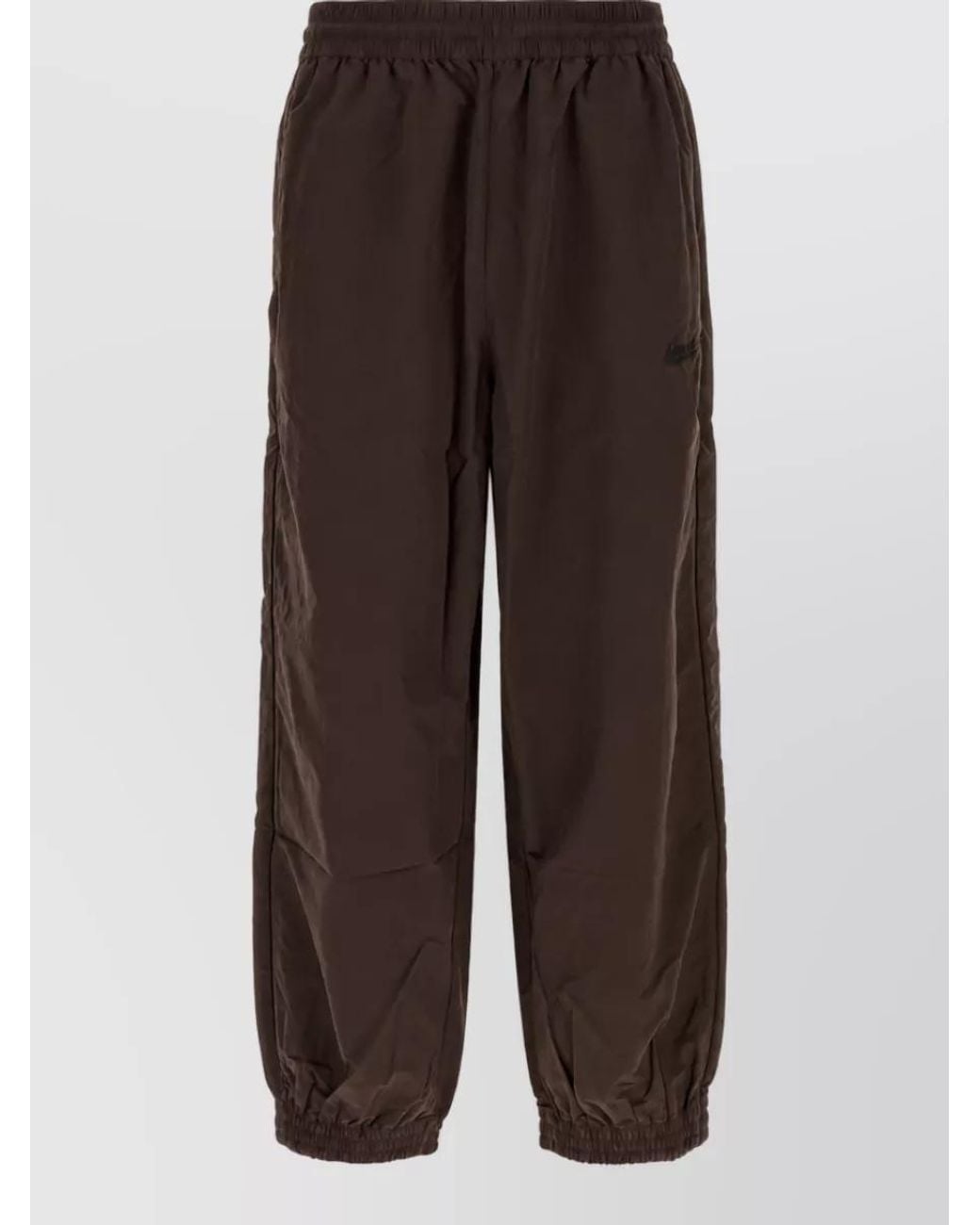 Willy Chavarria Brown Nylon Cargo Shorts for men