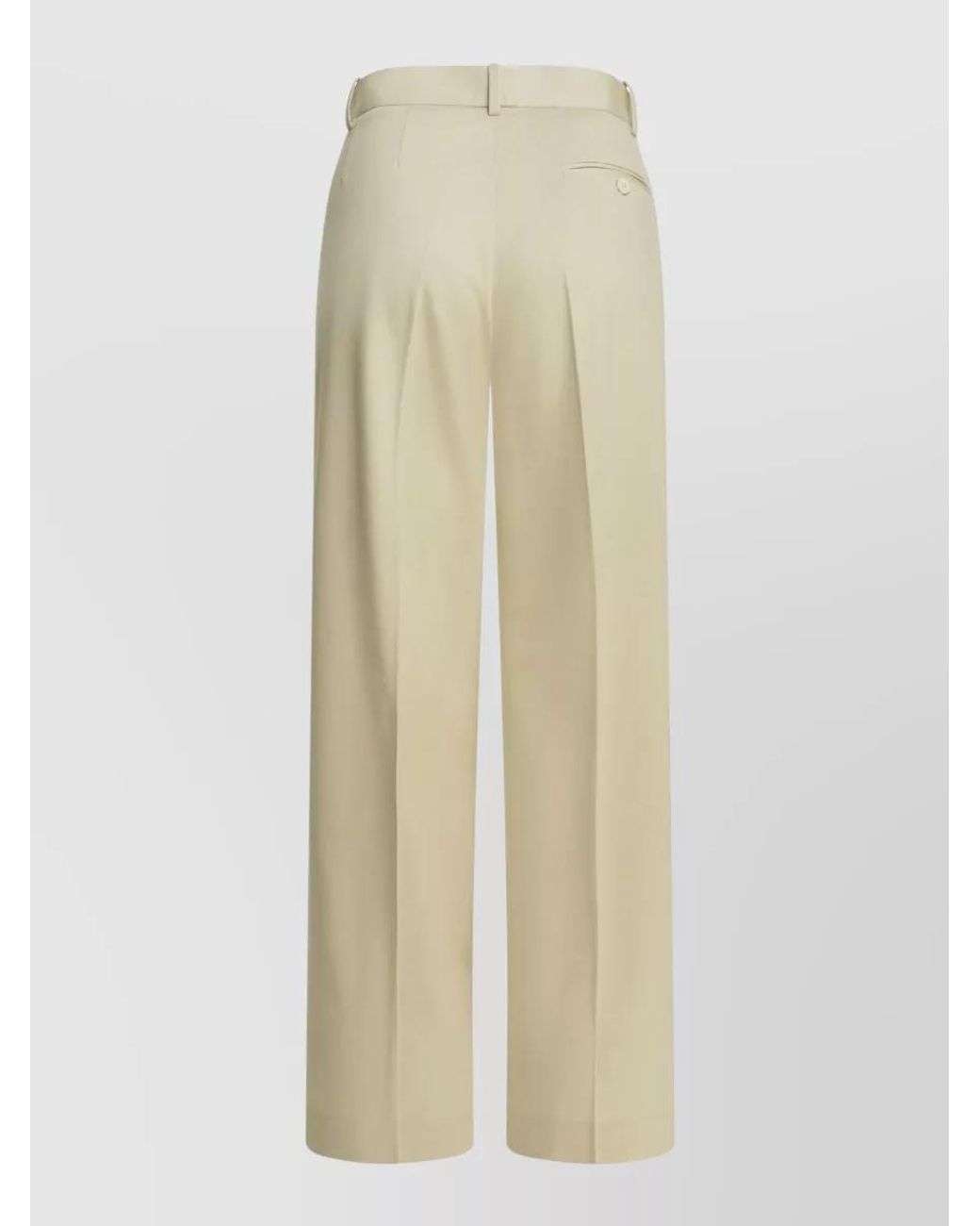 Circolo 1901 Natural Wide-Leg Trousers