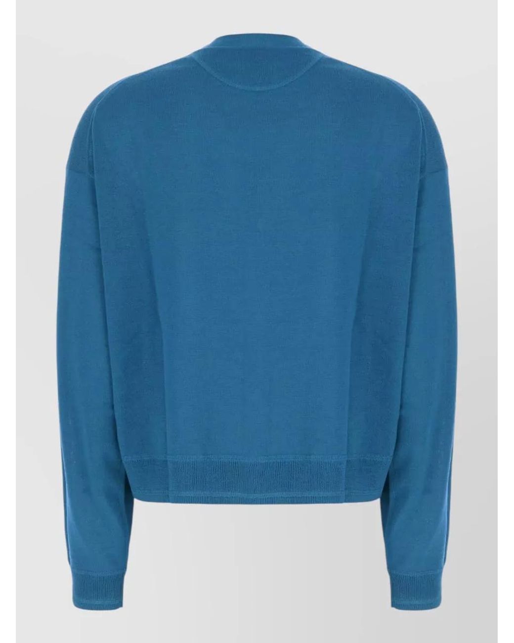 Paul Smith Blue Wool Blend Cardigan