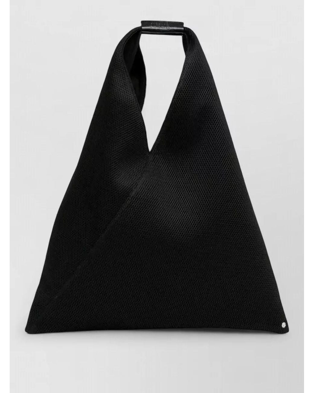 MM6 by Maison Margiela Black Japanese Medium Mesh Tote Bag
