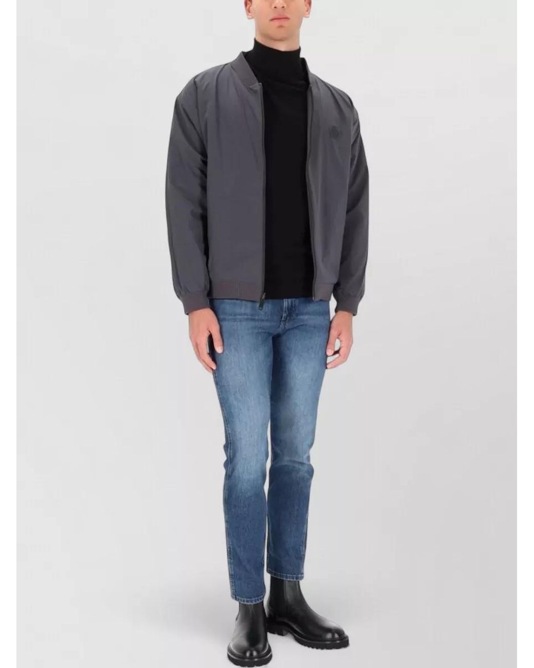 Boss Blue Slim-Fit Denim Jeans for men