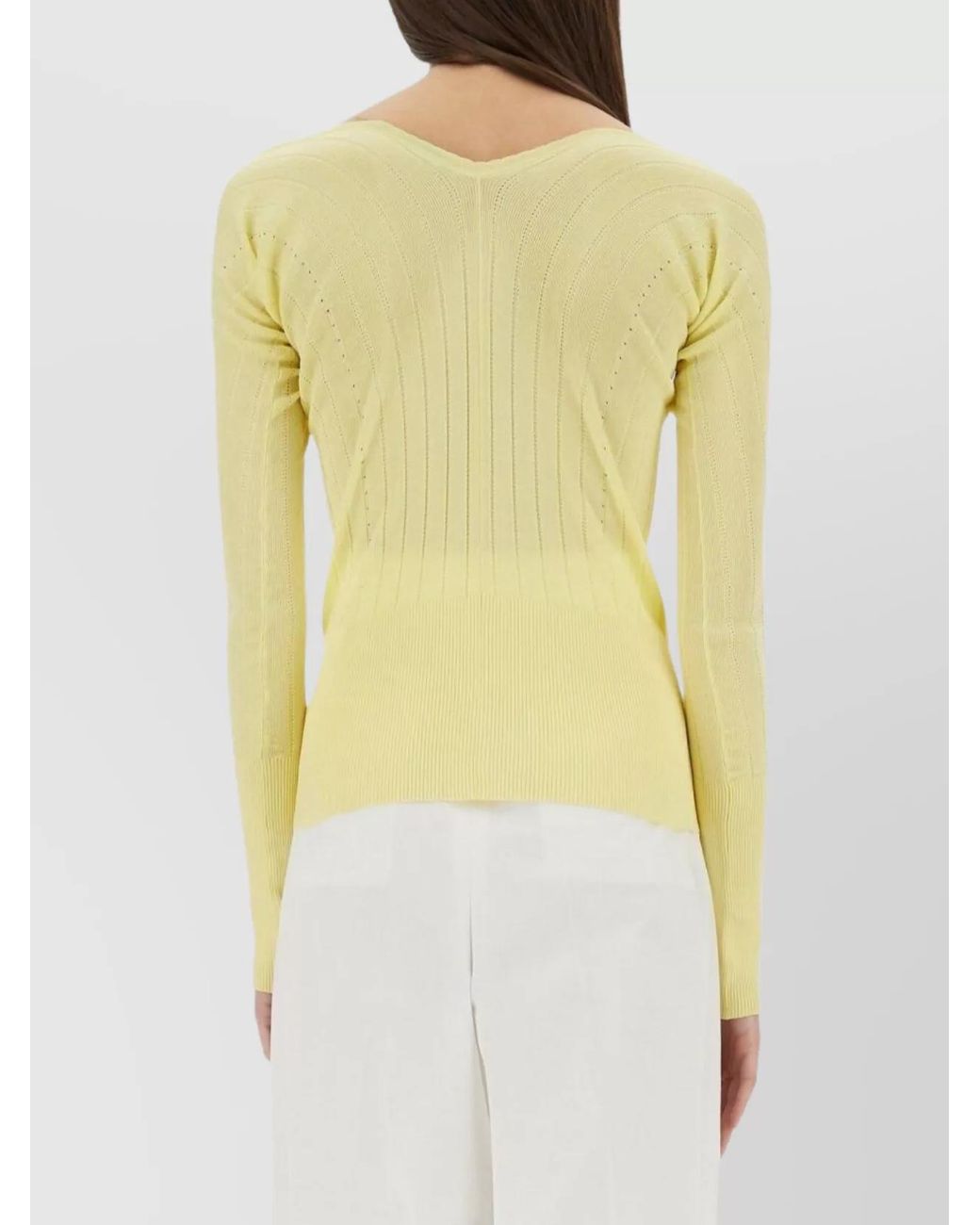 Jacquemus Yellow Slim-Fit Top