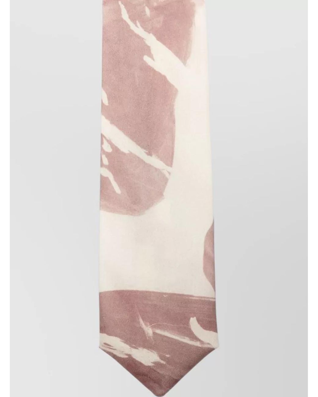 Alysi Pink Silk Printed Tie