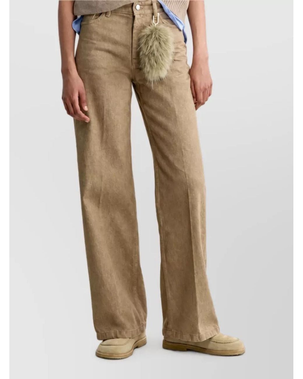 Maison Kitsuné Natural Wool Intarsia-Knit Fox Head Polo Jumper